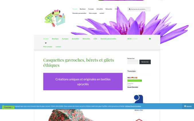 Capture de lafabriquedezazou.com