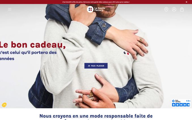Capture de lagentlefactory.com