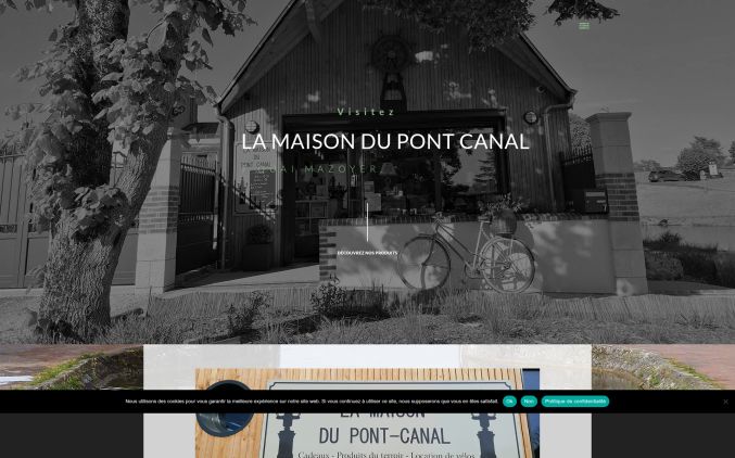 Capture de lamaisondupontcanal.com
