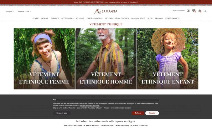 Capture de lamamita.fr