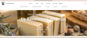 Capture de lasavonneriedudoux.com
