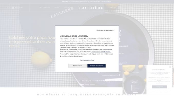 Capture de laulhere-france.com