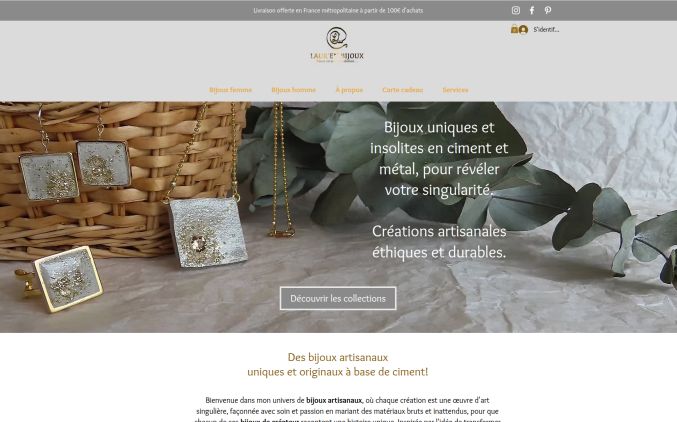 Capture de laurenbijoux.com