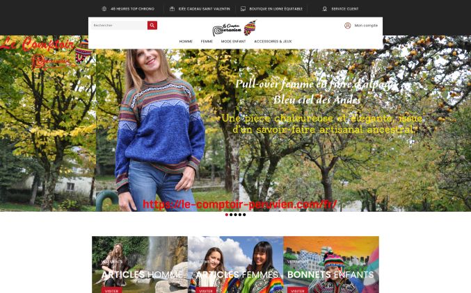 Capture de le-comptoir-peruvien.com