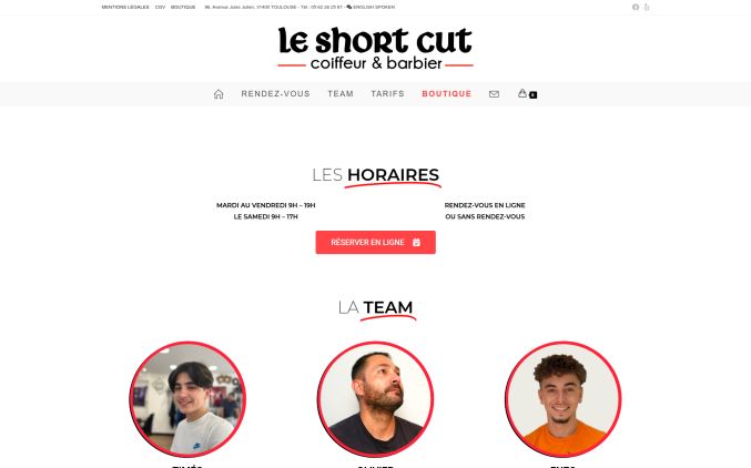 Capture de le-short-cut.com