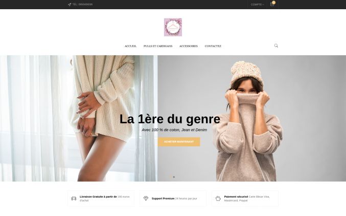 Capture de lecachemire.fr