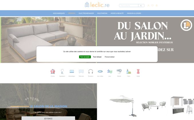 Capture de leclic.re