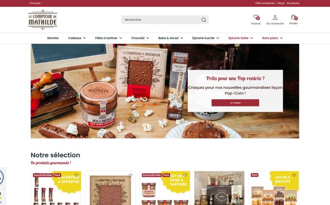 Capture de lecomptoirdemathilde.com