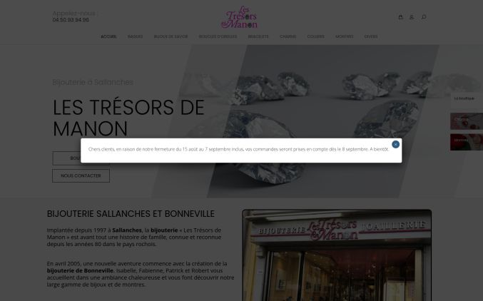 Capture de les-tresors-de-manon.com