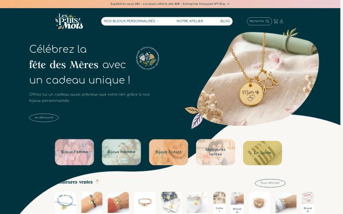 Capture de lesptitsmots.com