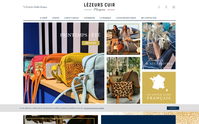 Capture de lezeurscuir.com