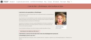 Capture de loeildekali-lithotherapie.fr
