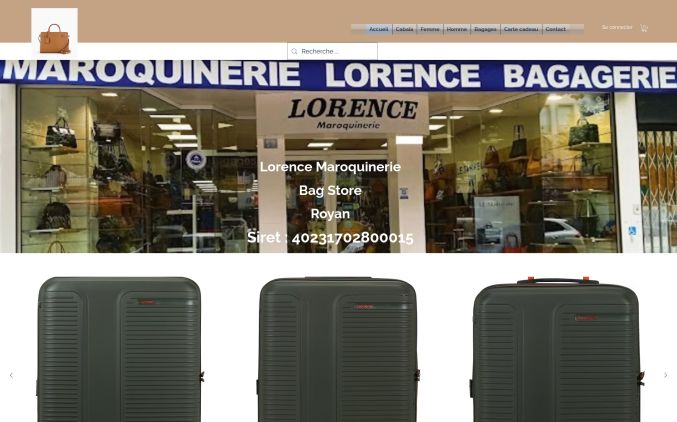 Capture de lorencemaroquinerie.com
