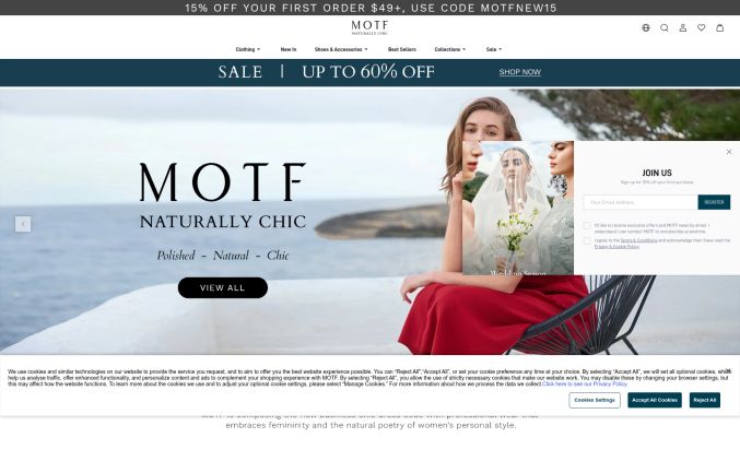 Capture de m.shopmotf.com