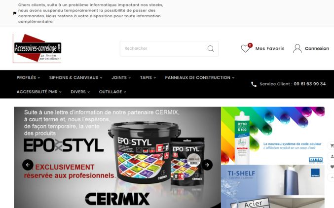 Capture de magasins-bleus.fr