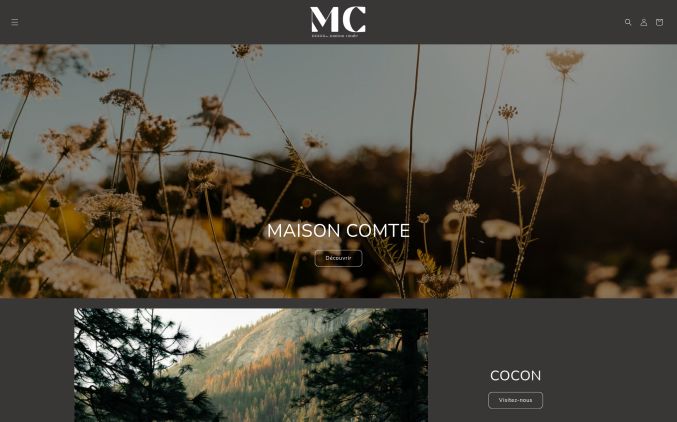 Capture de maisoncomte.com
