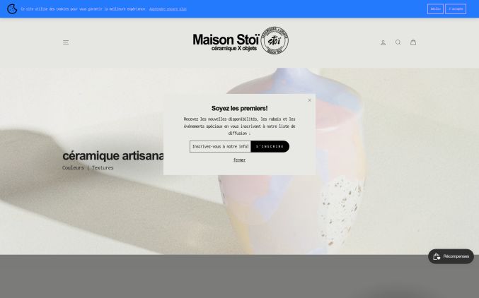 Capture de maisonstoi.com