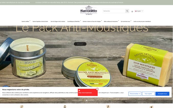 Capture de maitresavonitto.fr