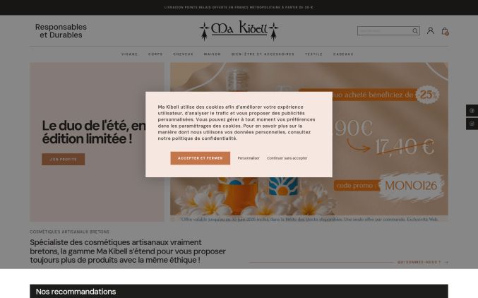 Capture de makibell.com