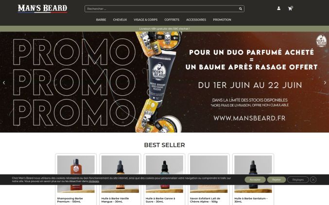 Capture de mansbeard.fr