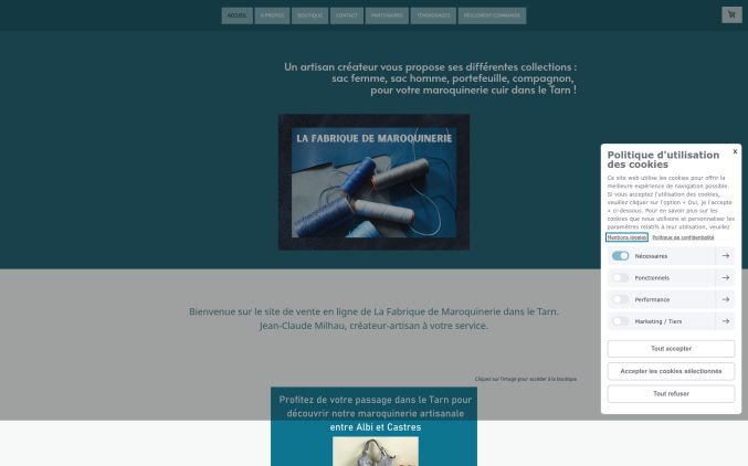 Capture de maroquinerie-jcmilhau.com