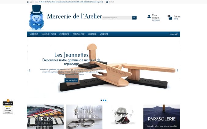 Capture de mercerie-atelier.fr