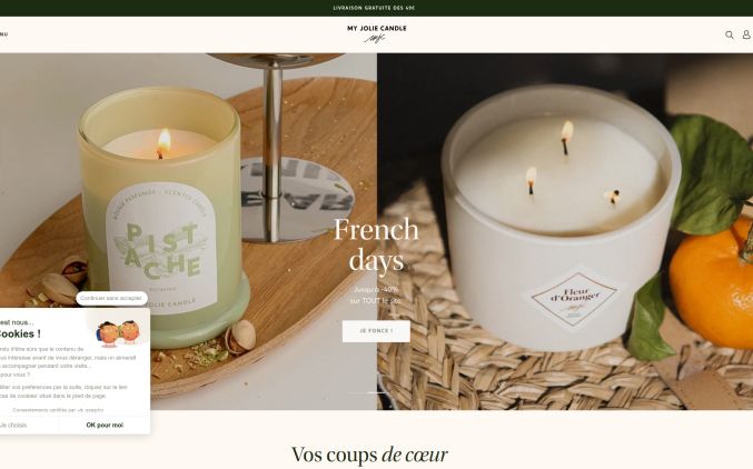 Capture de myjoliecandle.com