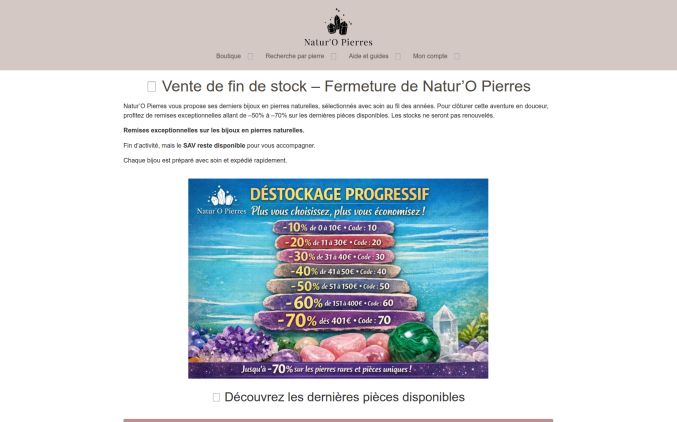 Capture de naturopierres.fr