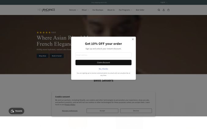 Capture de newangance.com
