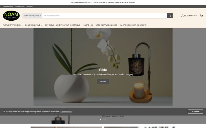 Capture de noamfragrances.com