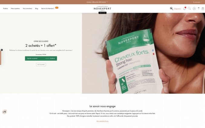 Capture de novexpert-lab.com
