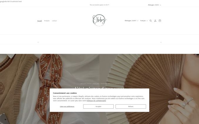 Capture de obbyorigine.com