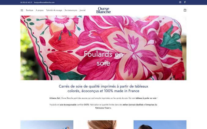 Capture de ourseblanche.com