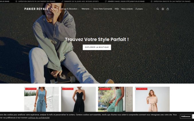 Capture de panierroyale.com