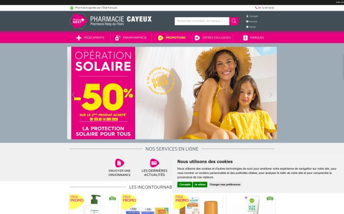 Capture de pharmacie-cayeux.fr