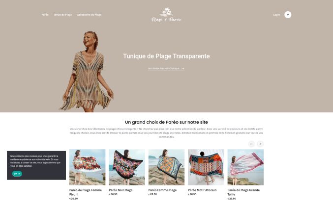 Capture de plage-pareo.com