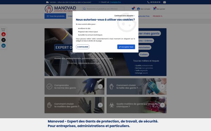 Capture de protection-des-mains.com