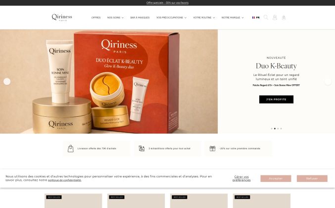 Capture de qiriness.com