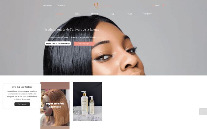 Capture de queen-space-beauty.com