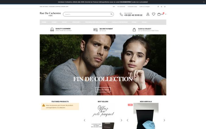 Capture de rueducachemire.com