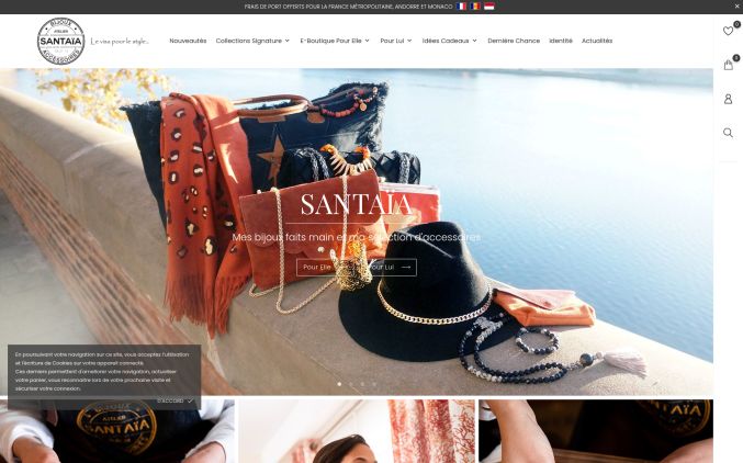 Capture de santaia.com