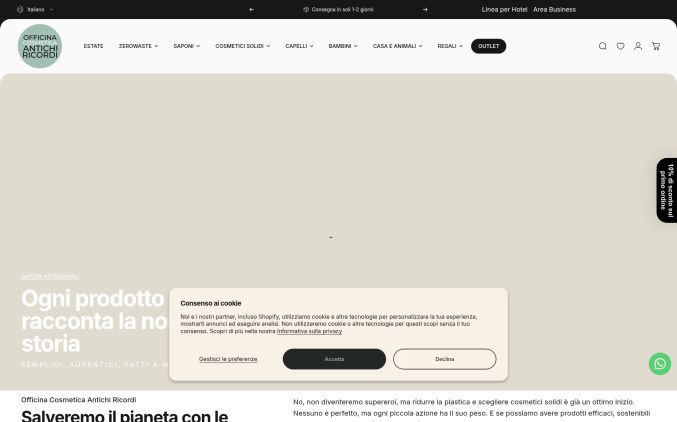 Capture de saponeantichiricordi.it