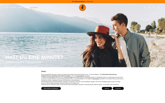 Capture de savetheduck.com