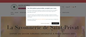 Capture de savonneriesaintprivat.com
