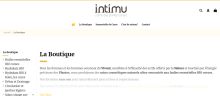 Capture de shop.intimu.fr