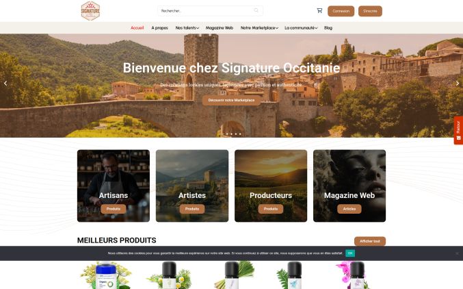 Capture de signature-occitanie.com