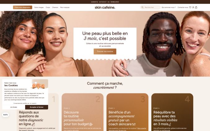 Capture de skincafeine.com