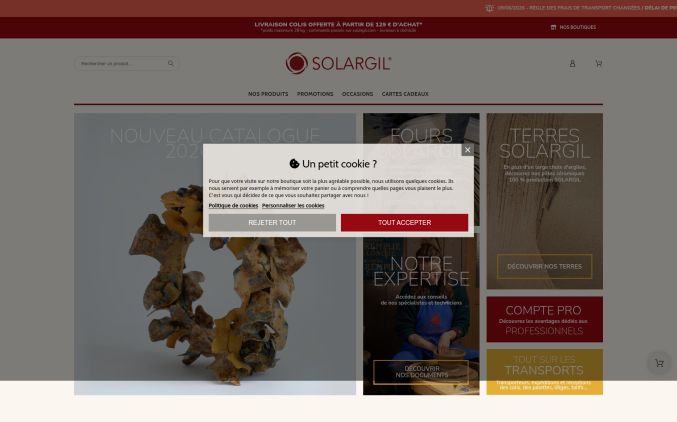 Capture de solargil.com