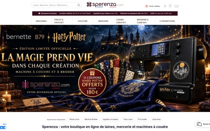 Capture de sperenza.com