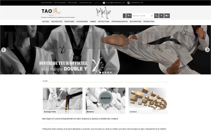 Capture de tao-distribution.com